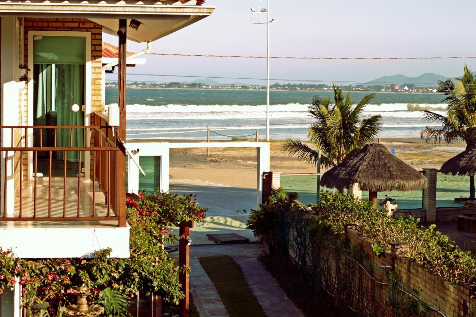 Pousada Recanto Edenico - A Beira Mar Da Praia Ponta Do Papagaio, Palhoca Sc Zewnętrze zdjęcie