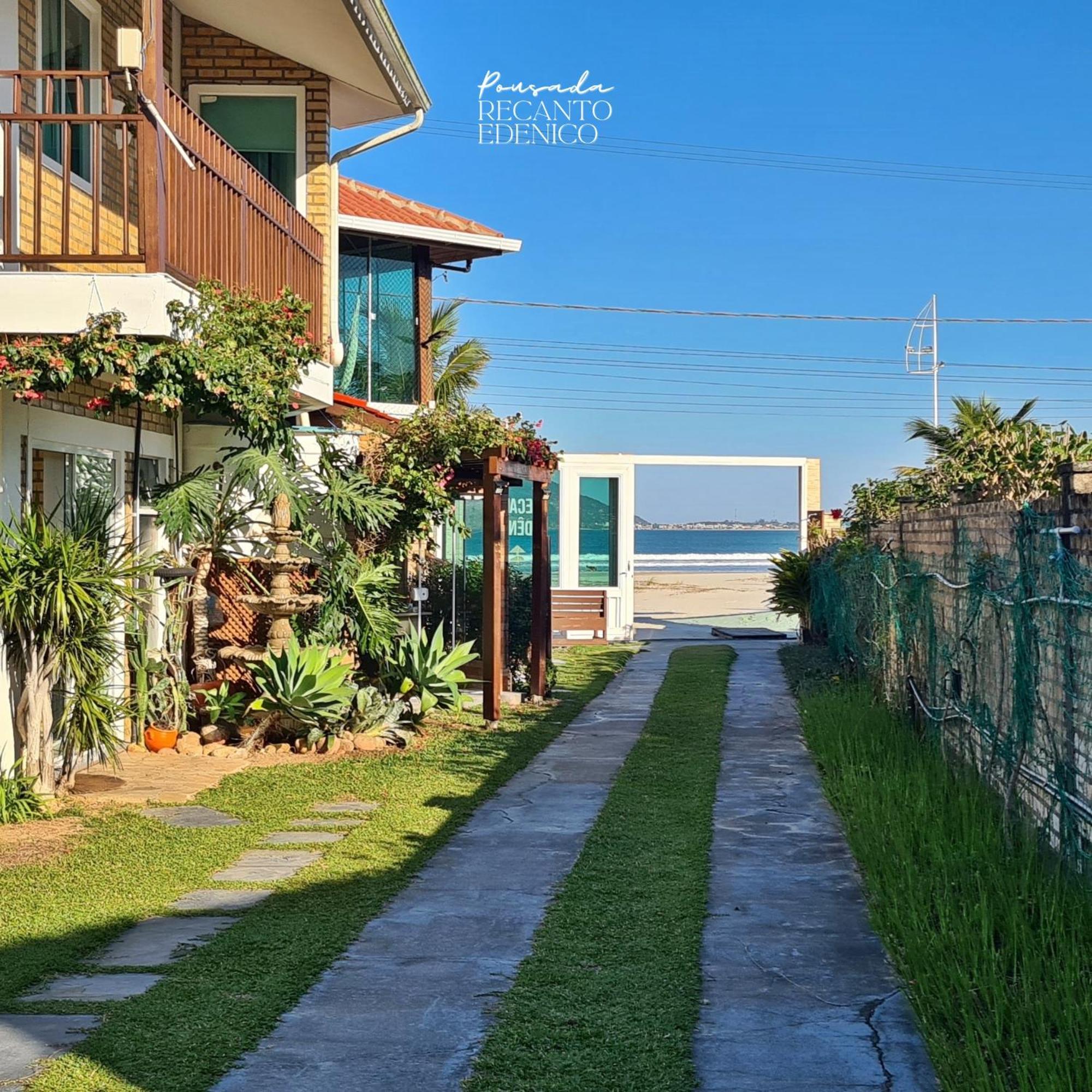 Pousada Recanto Edenico - A Beira Mar Da Praia Ponta Do Papagaio, Palhoca Sc Zewnętrze zdjęcie