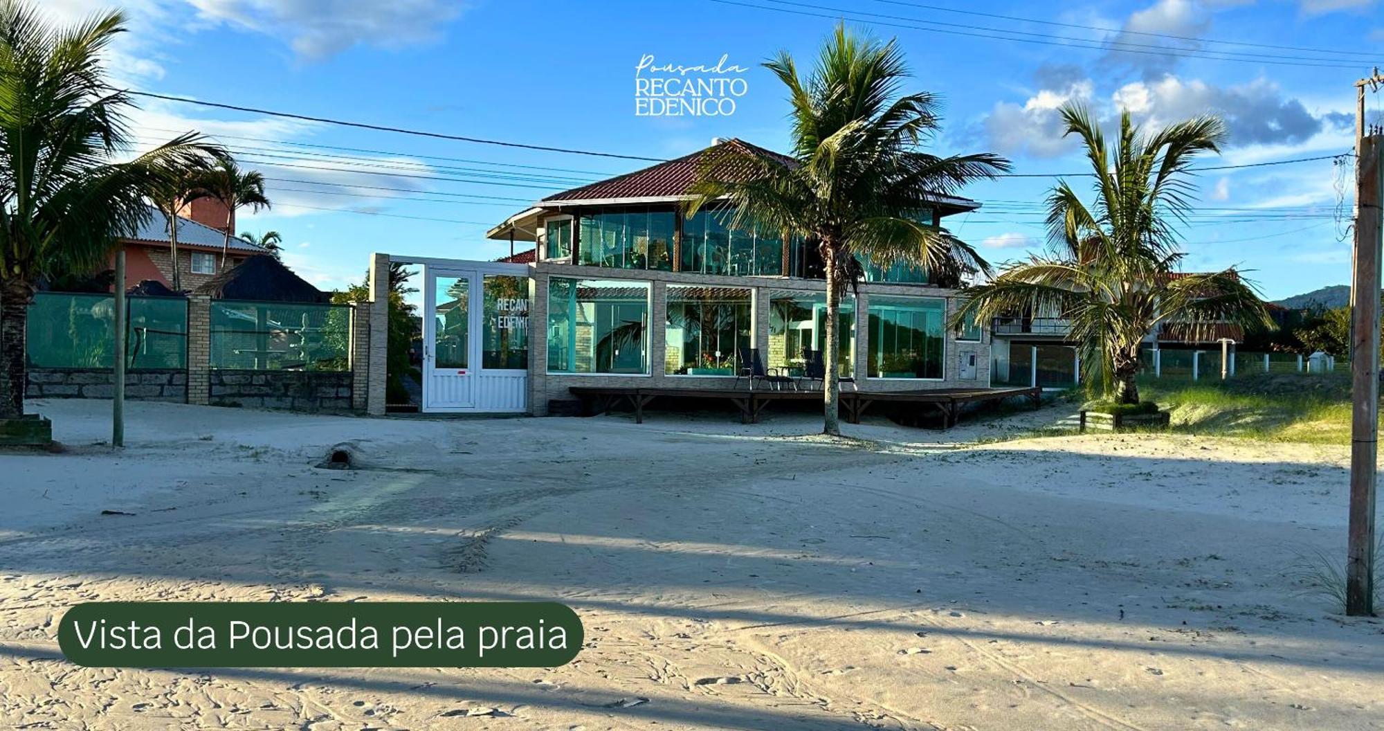 Pousada Recanto Edenico - A Beira Mar Da Praia Ponta Do Papagaio, Palhoca Sc Zewnętrze zdjęcie
