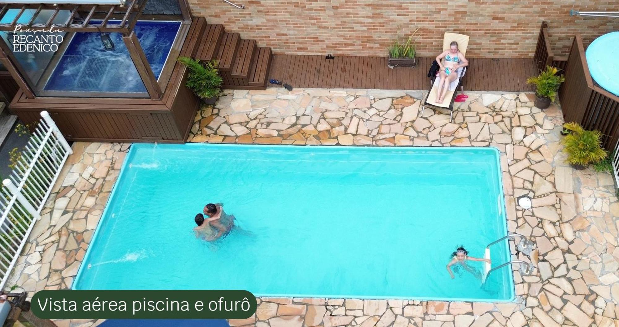 Pousada Recanto Edenico - A Beira Mar Da Praia Ponta Do Papagaio, Palhoca Sc Zewnętrze zdjęcie