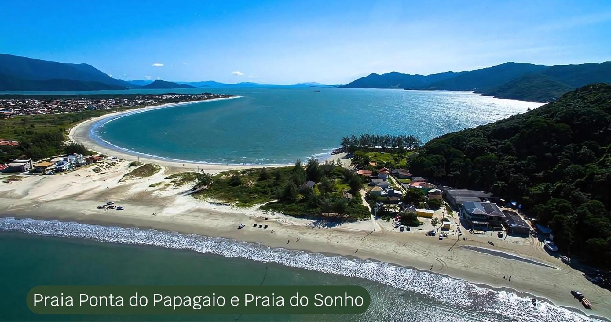 Pousada Recanto Edenico - A Beira Mar Da Praia Ponta Do Papagaio, Palhoca Sc Zewnętrze zdjęcie